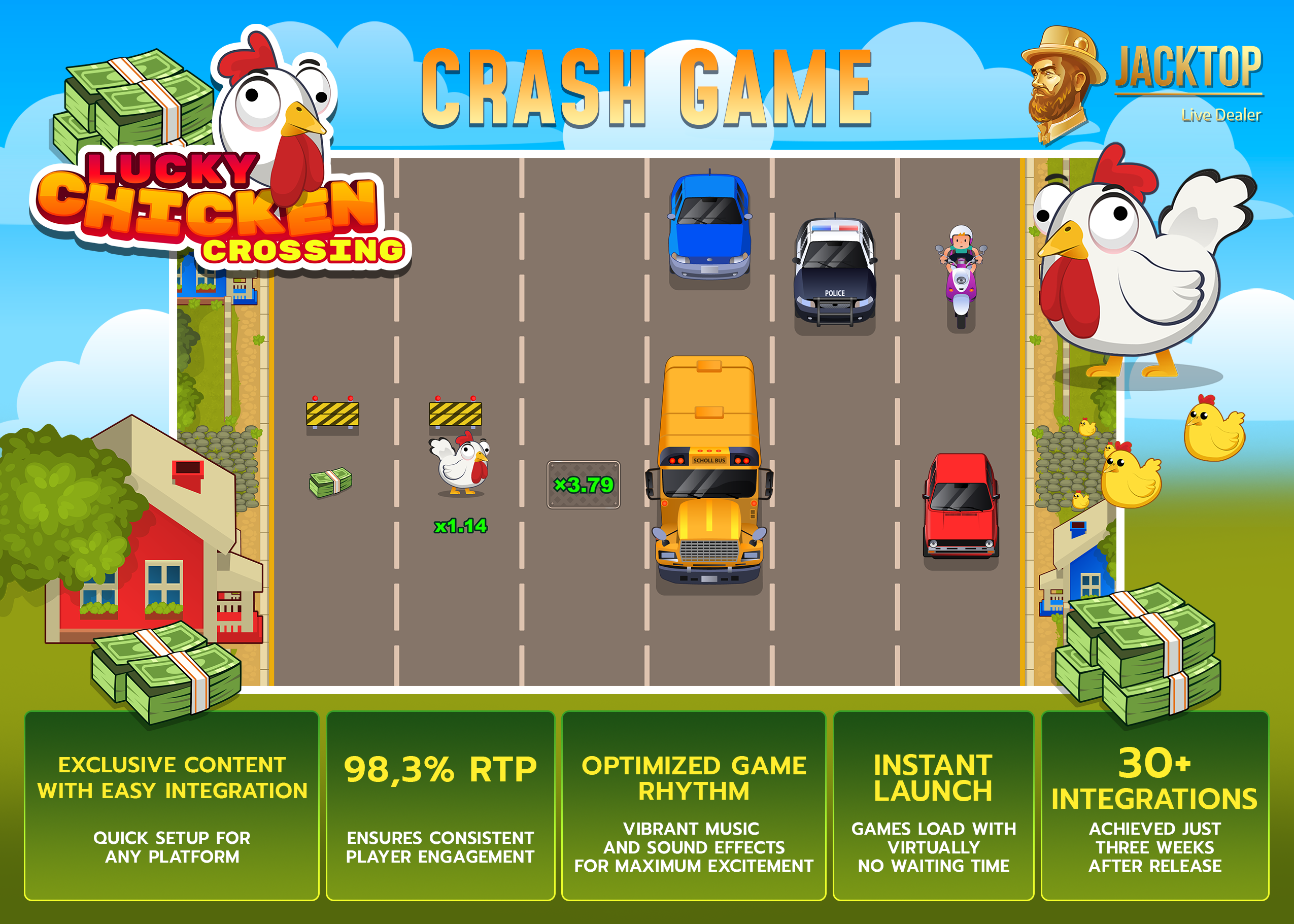 Lucky Chicken Crossing preview